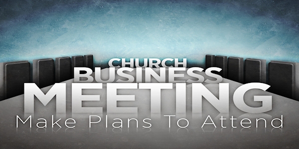 church business meeting clipart